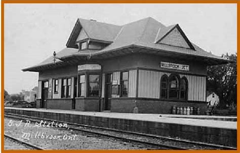 Millbrook Ontario Grand Trunk Railway Later Cnr Train Station