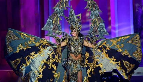 miss indonesia wins best national costume miss universe