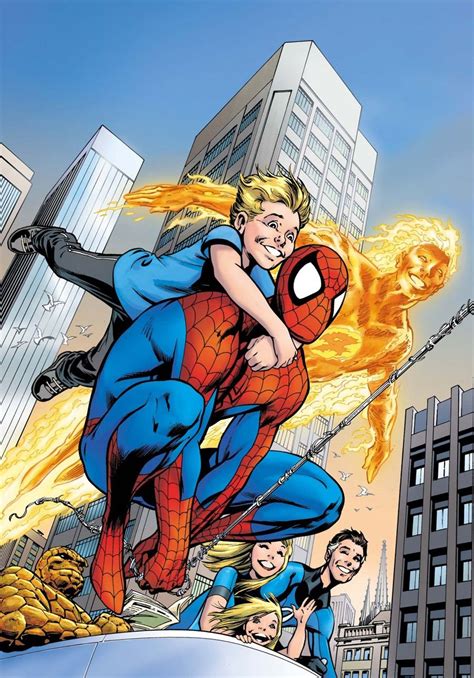 Spider Man Fantastic Four 574 Fantastic Four Marvel Spiderman Comics