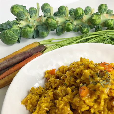 Simple And Satisfying Side Dish Turmeric Veggie Brown Rice Pilaf The