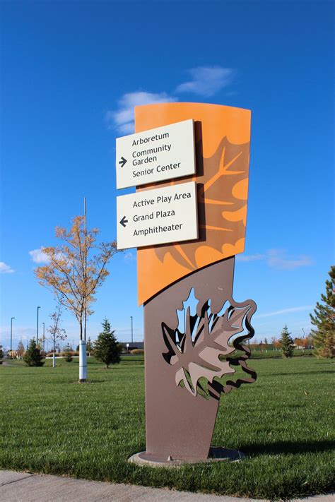 Park Signage Exterior Wayfinding Themed Wayfinding Sculptural