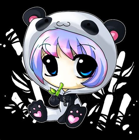 Panda Oho Chibi Panda Anime Chibi Chibi