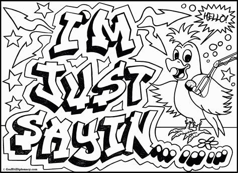 Maybe your child has a talent when it comes to drawing, calligraphies, and anything related to arts. Cool Coloring Pages Graffiti - Coloring Home