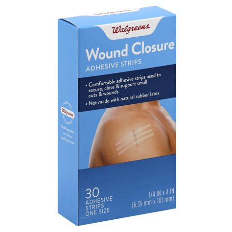 Walgreens Wound Closure Adhesive Strips Walgreens