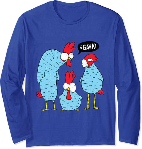 Amazon Crazy Funny Chickens Loves Chickens Long Sleeve T Shirt
