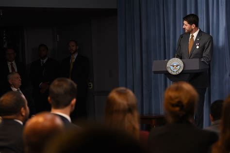 Dvids Images Mattis Honors Speaker Ryan With Medal For