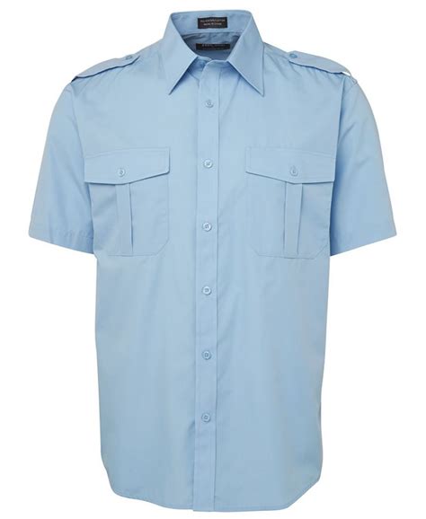 Mens Short Sleeve Pilot Shirt Signal One