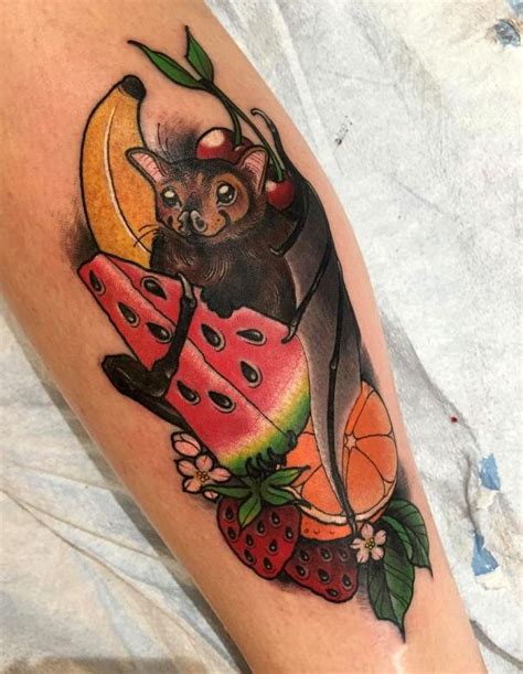 Fruit Bat Tat Bat Tattoo Bats Tattoo Design Tattoos