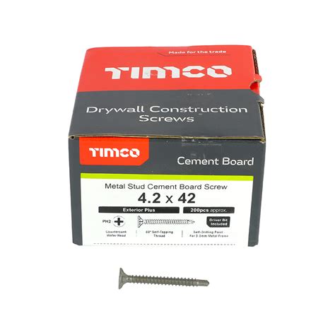 Timco Drywall Construction Metal Stud Cement Board Screws Ph