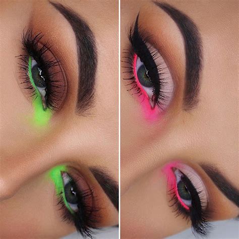 neon makeup colorful eye makeup creative makeup looks eye makeup art makeup eyeliner