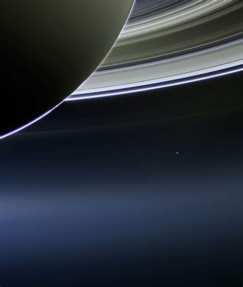 Saturn And Earth July 19 2013 Saturn Nasa Jpl Earth