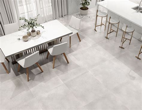 Energy Light Grey Concrete Effect Porcelain Floor Tile 1000x1000mm