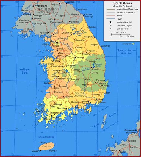 Peta Korea Selatan Pinhome