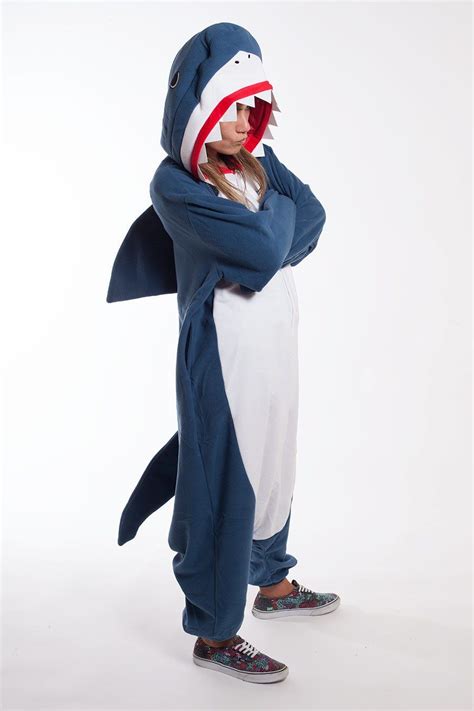 Anime Shark Onesie Blue Shark Onesie Pajamas Costume Cosplay