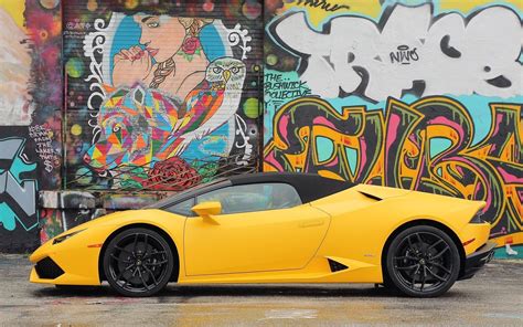 Download Wallpapers Lamborghini Huracan All Wheel Drive Sports Car