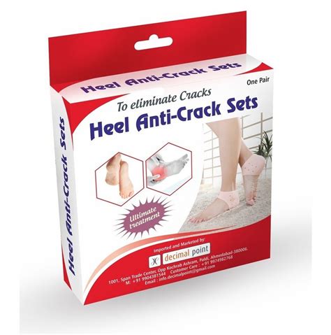 Decimal Point Heel Anti Crack Set Box Pack Size One Pair At Rs