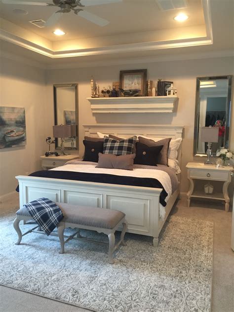 Coastal Farmhouse Glam Master Bedroom This Was A Fun Project Infusing