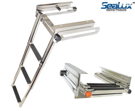 Best 2 Step Telescoping Boat Boarding Ladder Home One Life