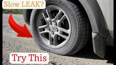 Slow Leak In A Car Tire This May Help Youtube