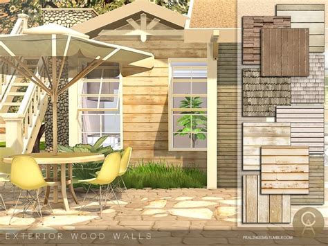 Exterior Wood Walls Mod Sims 4 Mod Mod For Sims 4