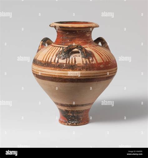 Terracotta Pithoid Jar Period Late Helladic Iii Date Ca 1400 1200