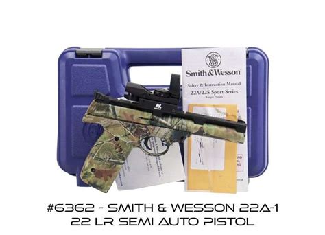 Smith And Wesson 22a 1 22 Lr Semi Auto Pistol Res Auction Services