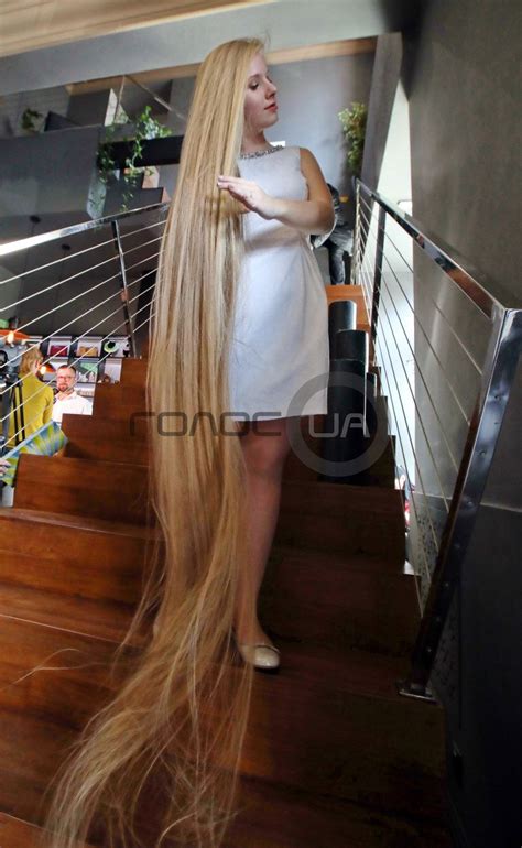 Amazing Elena Korzeniuk 15 Years Old Ukraine Rapunzel Sexy Long Hair Really Long Hair Very