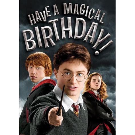 Carte Anniversaire Harry Potter Harry Potter Bienvenue Chez Les P Tis