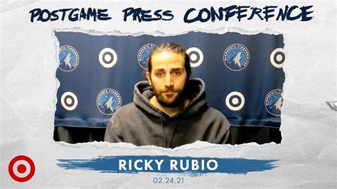 Rubio has spent his time in minnesota until he went to. Ricky Rubio Postgame Press Conference - February 24, 2021 ...