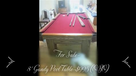 0:00 how to move a pool table 0:10 tools & materials 0:28 step 1: For Sale Gandy Pool Table-$695 (OBO) - YouTube