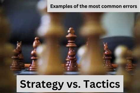 Strategy Vs Tactics Examples