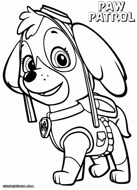 Get This Paw Patrol Coloring Pages for Preschoolers 03762