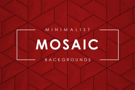 Minimalist Mosaic Backgrounds Graphic By Artistmef · Creative Fabrica