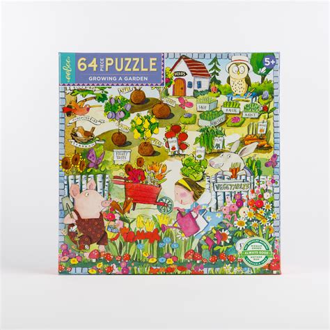 Growing A Garden 64 Piece Puzzle By Eeboo Ram Shop