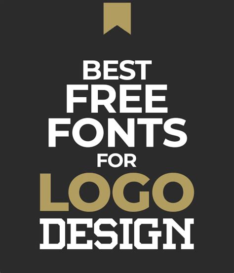 16 Best Free Fonts For Logo Design Fonts Gdj