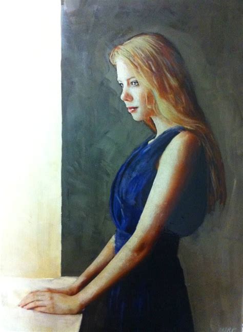 Saatchi Art Artist William Oxer Acrylic 2015 Painting She Is There
