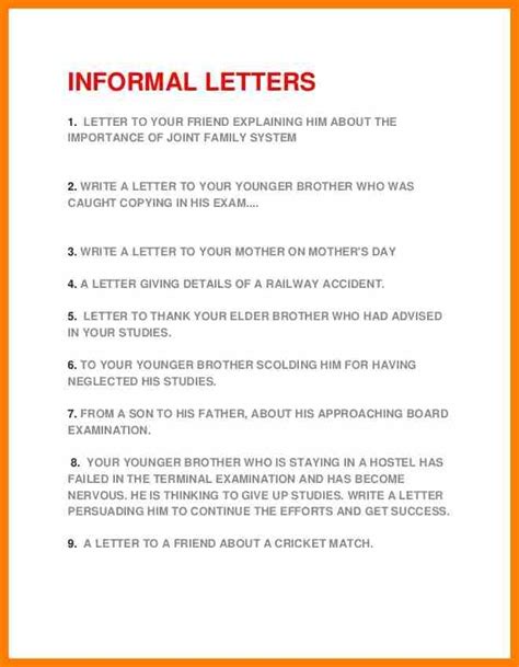 formal letter  class  letters  sample letters