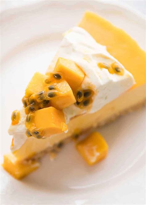 No Bake Mango Cheesecake Recipetin Eats