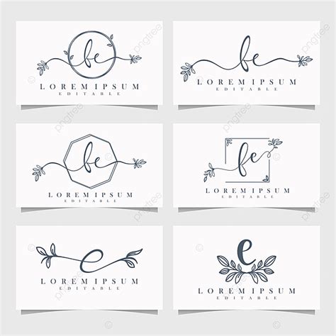 Feminine Floral Logo Editable Template For Free Download On Pngtree