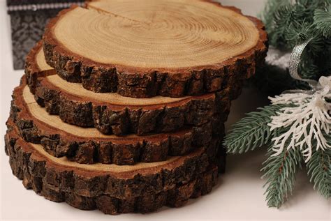 Wood slices Natural wood slice Rustic wood Rustic wood slices | Etsy | Wood slices, Wood 