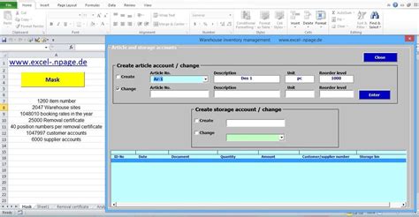 System overview, features, price and cost information. Www.excel-.Npage.de Warehose Inventory Management ...