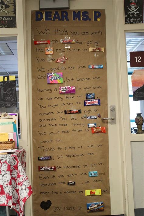 Attach a clothespin to the appropriate place on the poster. Four Marrs and One Venus: Teacher Appreciation: 20 Ideas ...