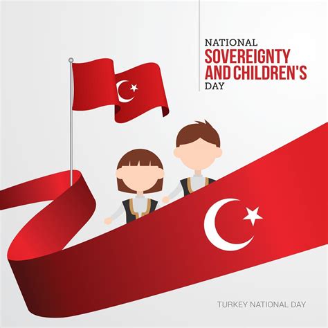 National Sovereignty And Childrens Day In Turkey 2713972 Vector Art At