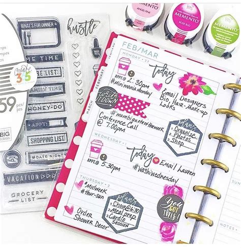 For More Pins Like This Check Out My Pinterest Melodyyrosette Mini Happy Planner Happy
