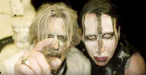 Marilyn Manson New Video For Say10 Starring Johnny Depp The Rockpit
