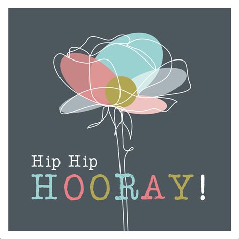 Hip Hip Hooray Birthday Card Affirmations Publishing House