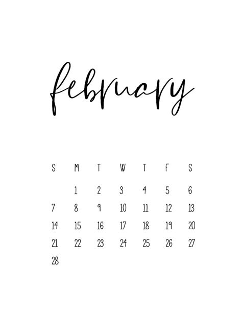 Free Printable February 2021 Calendar Template February 2021 Calendar