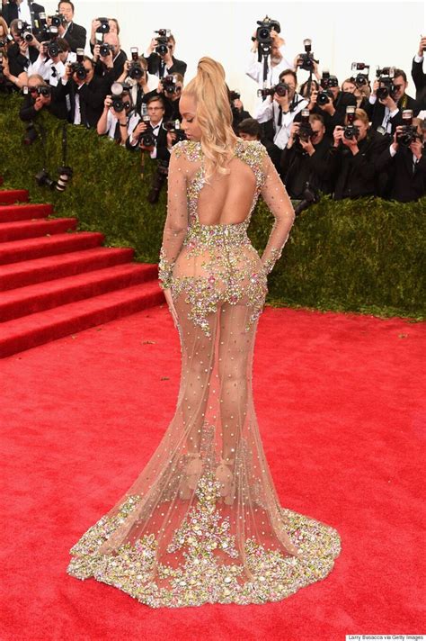 Beyonces Met Gala 2015 Dress Is The Naked Dress To End All Naked Dresses Huffpost Style