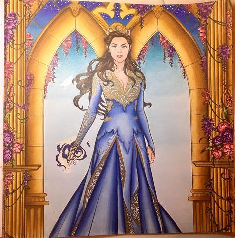 All information about the book a court of thorns and roses coloring book bibliographic data summary search for links to download an e book in pdf epub or read online. ACOTAR coloring book #1- Copic markers combined with Faber ...
