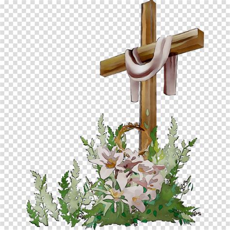 Easter Bunny Background Clipart Bible Easter Cross png image